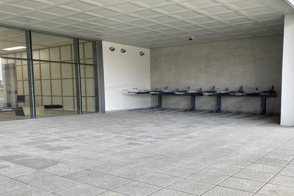 Bicycle Rack at the Entrance of Museum 1